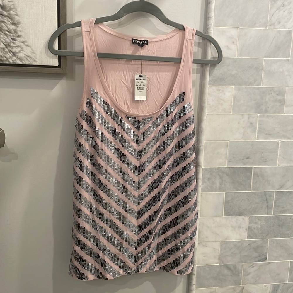 NWT Express Sequins Tank